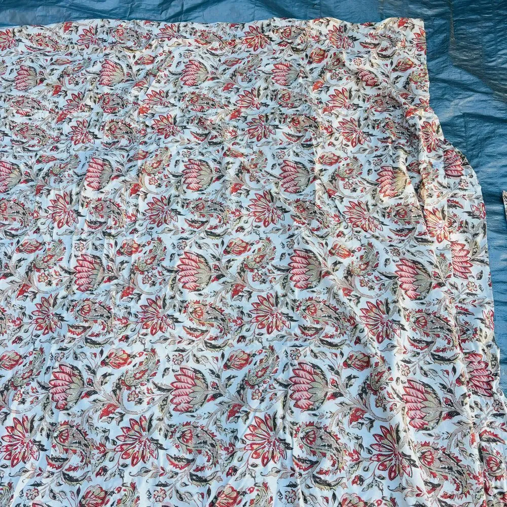 Pottery Barn Octavia Flora F/Q Duvet Cover and 2‎ Std Shams Fall Autumn Boho